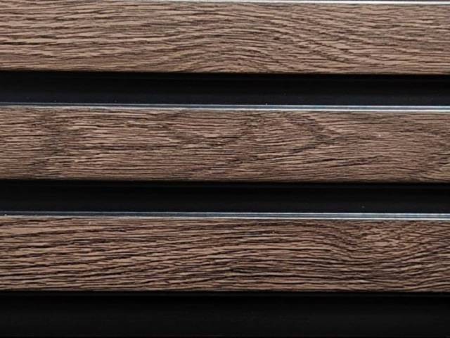 Реечные 3D панели PROFi-M Дизайн - ОРЕХ ТЁМНЫЙ 218М 1шт