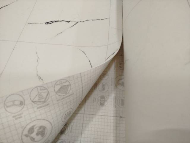 Линолеум полукоммерческий LiNO HOME TEXTiLE Дизайн - МРАМОР БЕЛЫЙ Т003 3.0 м - 4